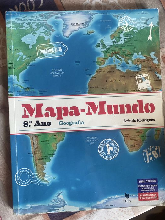 Manual Geografia 8ano Mapa mundo