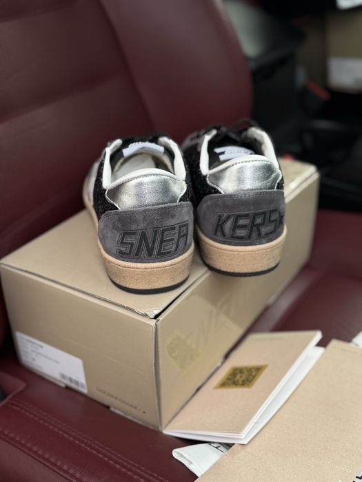 Golden goose женские кеды кросівки голедн гуз сірі замшеві кеди