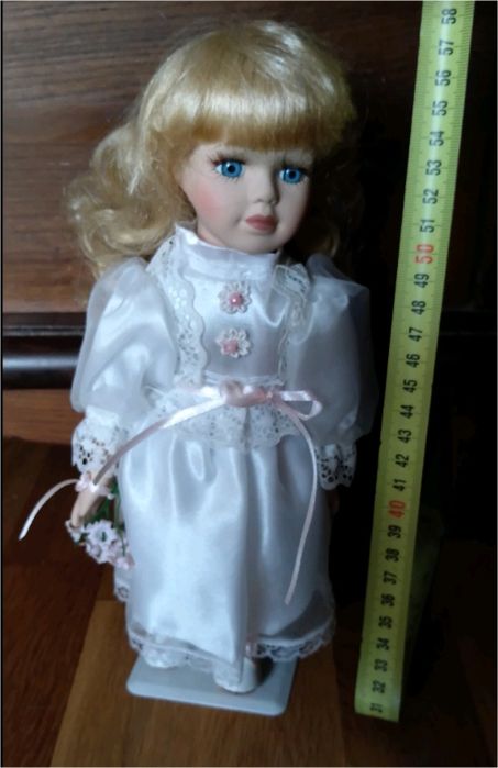 Noiva & Menina das Alianças - bonecas de porcelana