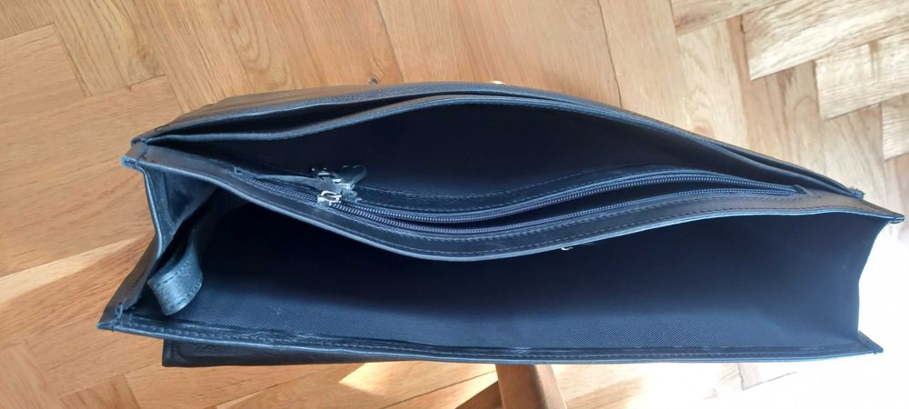 Aktówka z naturalnej skóry