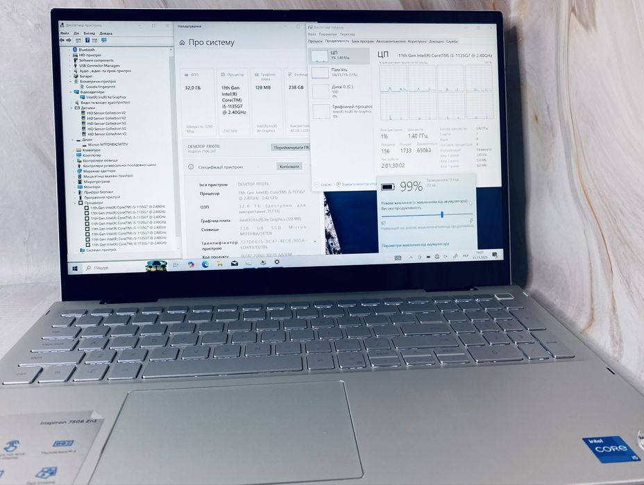 ‼️Ідеальний стан‼️Dell Inspiron 7506 2 in 1/ 15.6’ FHD ips i5-1135G7