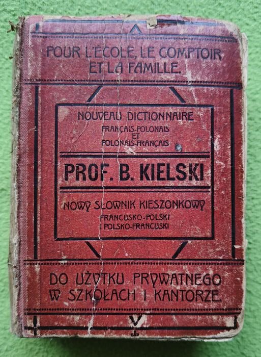 prof. B. Kiepski - Nowy Słownik Kieszonkowy - wydanie V z 1925 r.