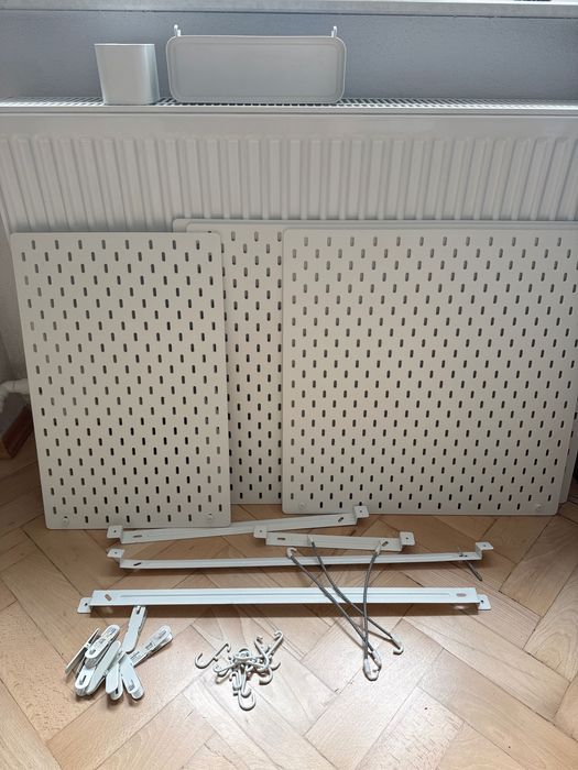 IKEA 2 tablice Skadis i akcesoria/ stan idealny