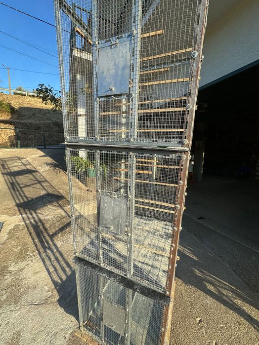 Conjunto de Gaiolas para Pássaros