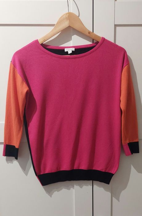 Sweterek bluzka pomarańczowy czarny różowy fuksjowy SOLAR 36 S