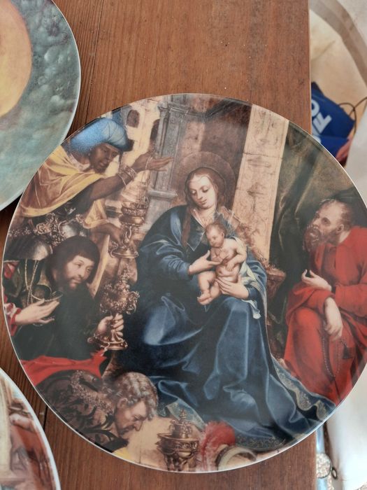 Pratos Vista Alegre colecao "Festa de Natal"