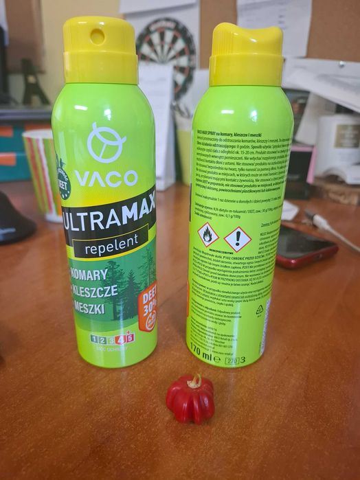 Zestaw VACO Ultramax spray na komary, kleszcze i meszki 170 ml