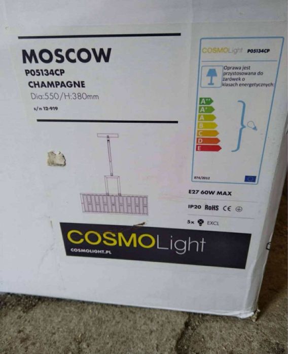 lampa wisząca MOSCOW