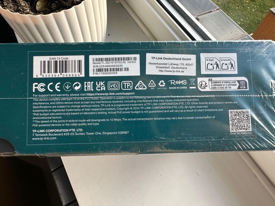 Switch TP-LINK TL-SG1016PE (POE) czarny TOMI-TECH