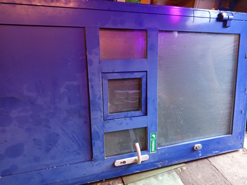 Drzwi zewnętrzne aluminiowe z demontażu