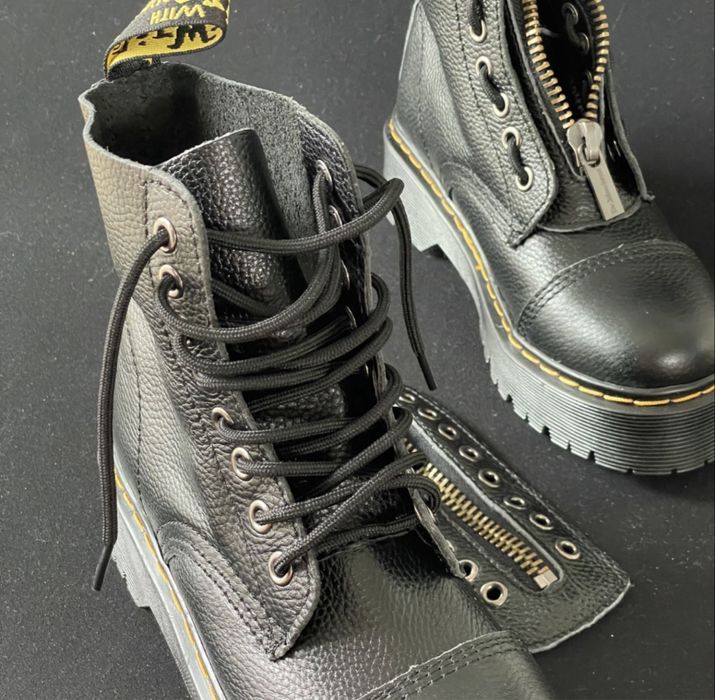 Glany platforma koturna workery gotyckie emo punk dr boots timberki