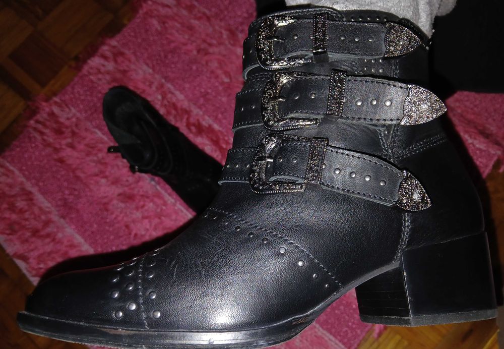 Botins pretos pepe jeans