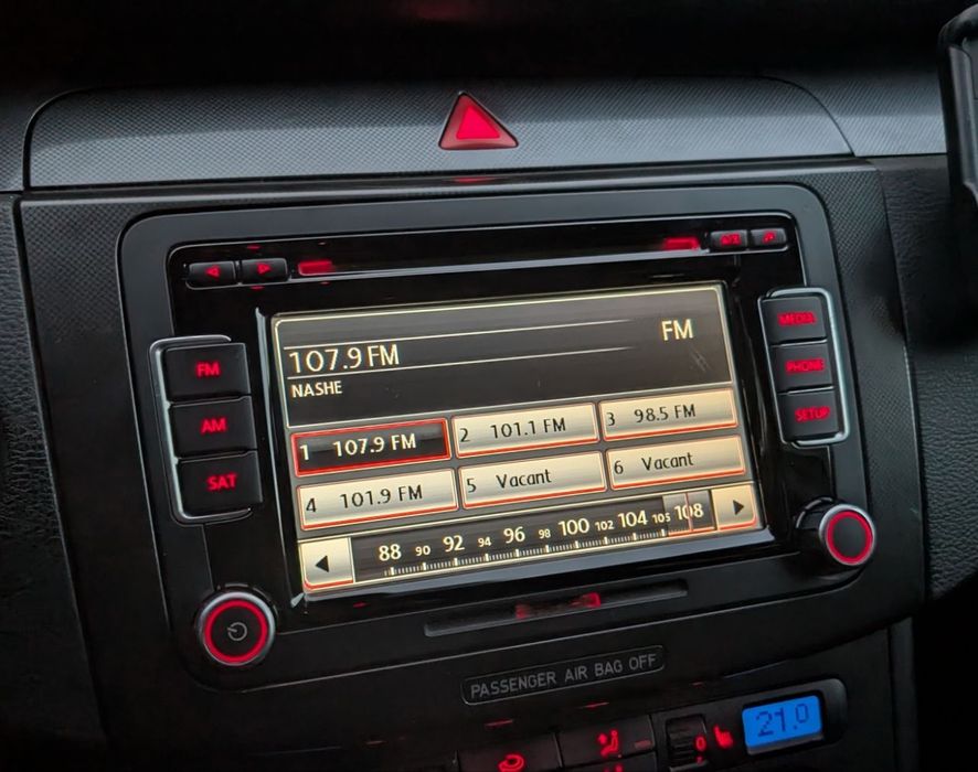 Магнитола VAG VW RCD 510 Bosch EU /Bluetooth Aux/ вход камера + Код