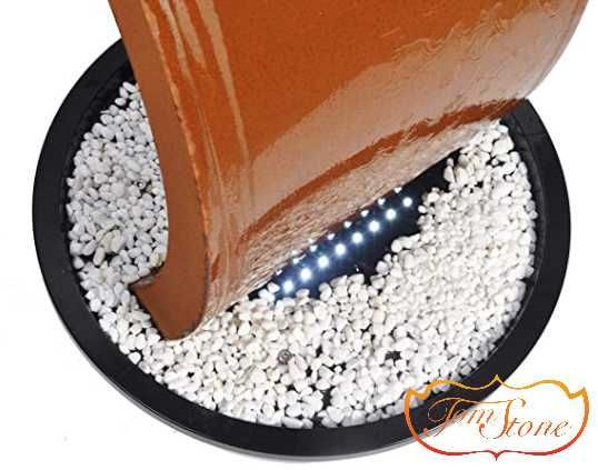 FONTANNA OGRODOWA. FONTANNY ze stali corten. Ściany wodne. Stal corten