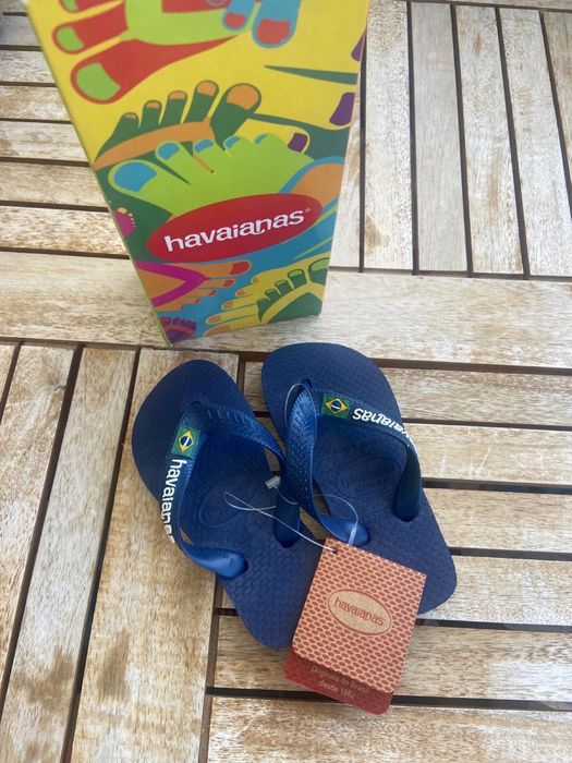 Havaiana Brasil Navy Blue crianca 23/24