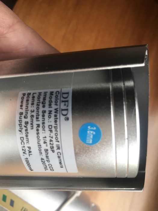 2 camerAs video vigilancia exteriores a prova  de agua