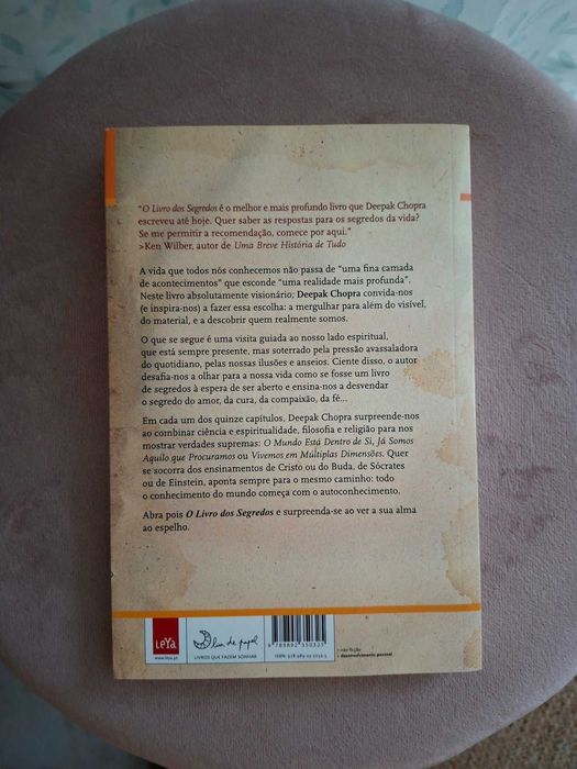 O Livro dos Segredos - Deepak Chopra - portes correio editorial incluídos