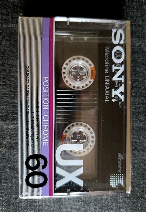Kaseta SONY UX 60 Chrome 1986 r. Made in Japan