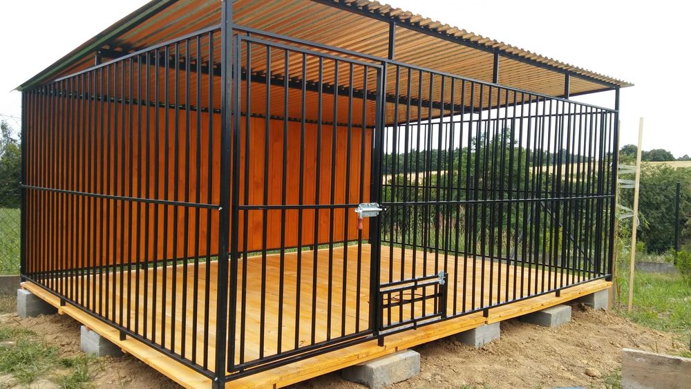 Kojec dla psa 4x3  kojce dla psów klatka wzmocniona