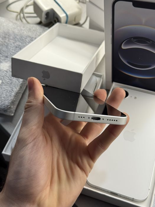 New open/box iphone 16e 128gb white + 1 рік гарантії