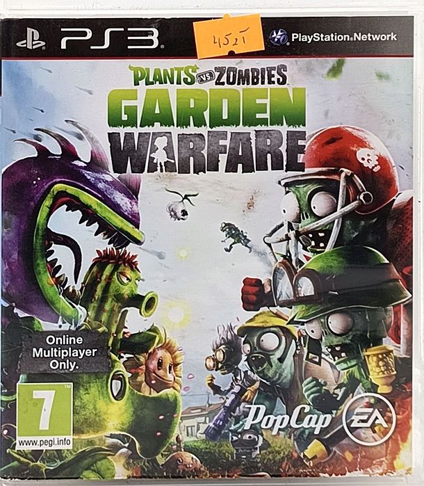plants vs zombies garden warefare sony playstation 3 (ps3)