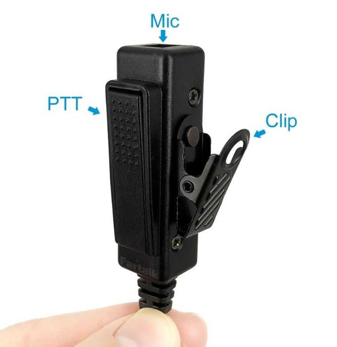 Гарнітура з додатковими насадками до рації Motorola DP4XXX