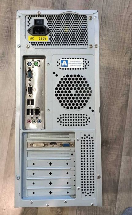 Комп'ютер/системний блок 2 ядра по 3, 4ГГц 6Гб ОЗУ SSD 240 + HDD-160