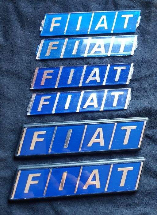 PANDA Fiat emblemas logos simbolos legendas novos