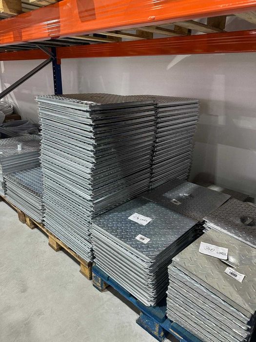 Tampa de Saneamento Rasa Galvanizada