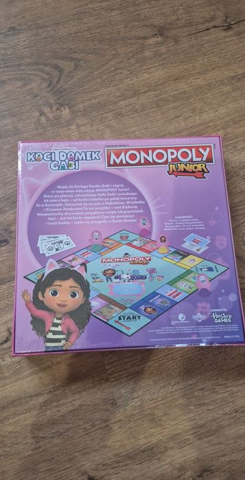 Nickelodeon monopoly Koci domek Gabi junior 5+ gra dla dzieci