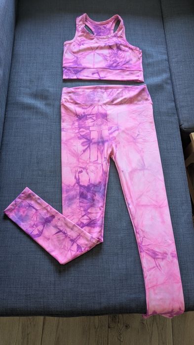 Strój top+legginsy dla siłowni
