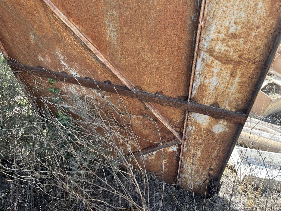 Portao de ferro duas folhas