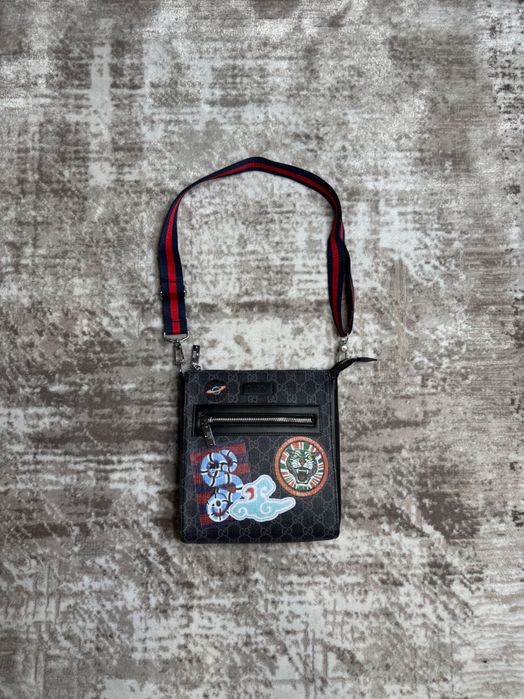 Сумка Gucci Courrier gg supreme // сумка гуччи суприм