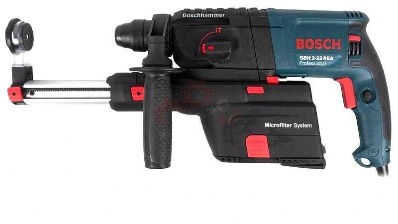 Młotowiertarka Bosch GBH 2-23 REA + moduł odsysający Kufer jak Nowa !