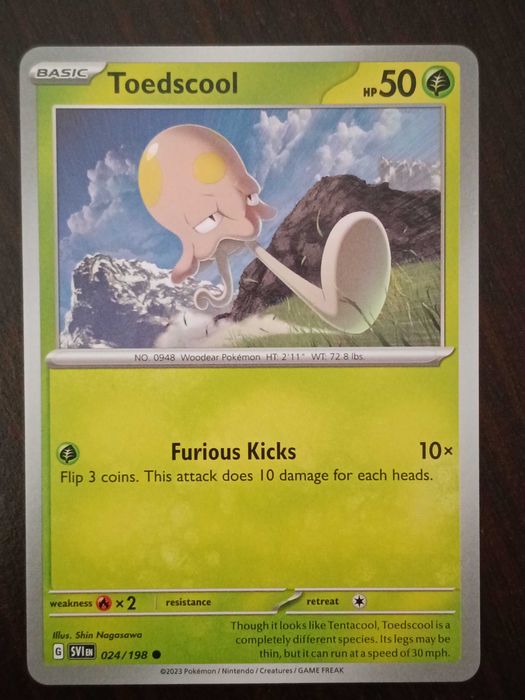 Toedscool 024/198 Karta POKEMON TCG Scarlet & Violet base set