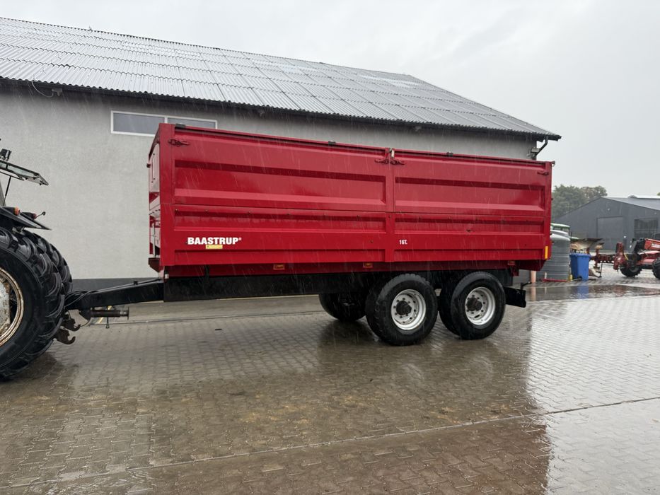 Przyczepa BAASTRUP CTS 16 t tandem hydro burta
