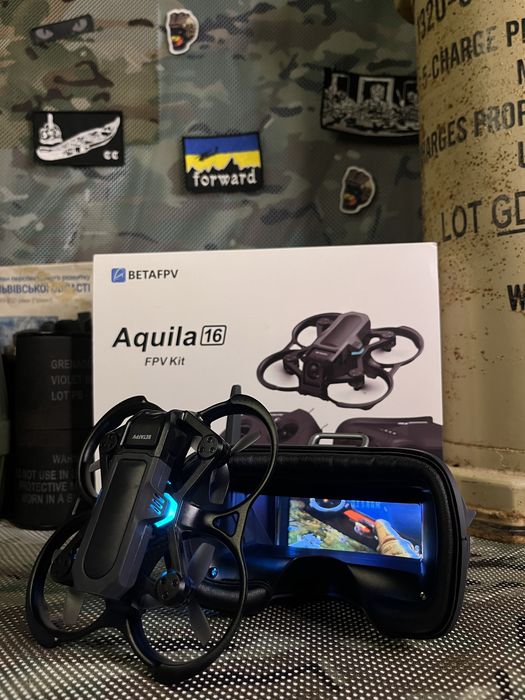 Квадрокоптер Aquila 16 BetaFPV. В комплекті 6 АКБ + ЗАРЯДКА!