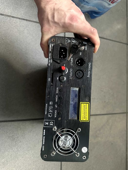 Naświetlacz Laser RGY BeamZ Cronus SD Card dmx dj