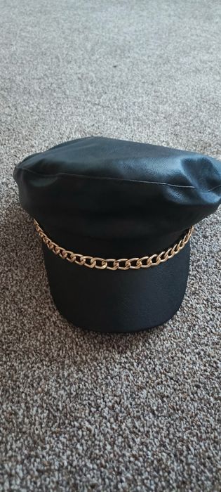 Kaszkiet damski czarny