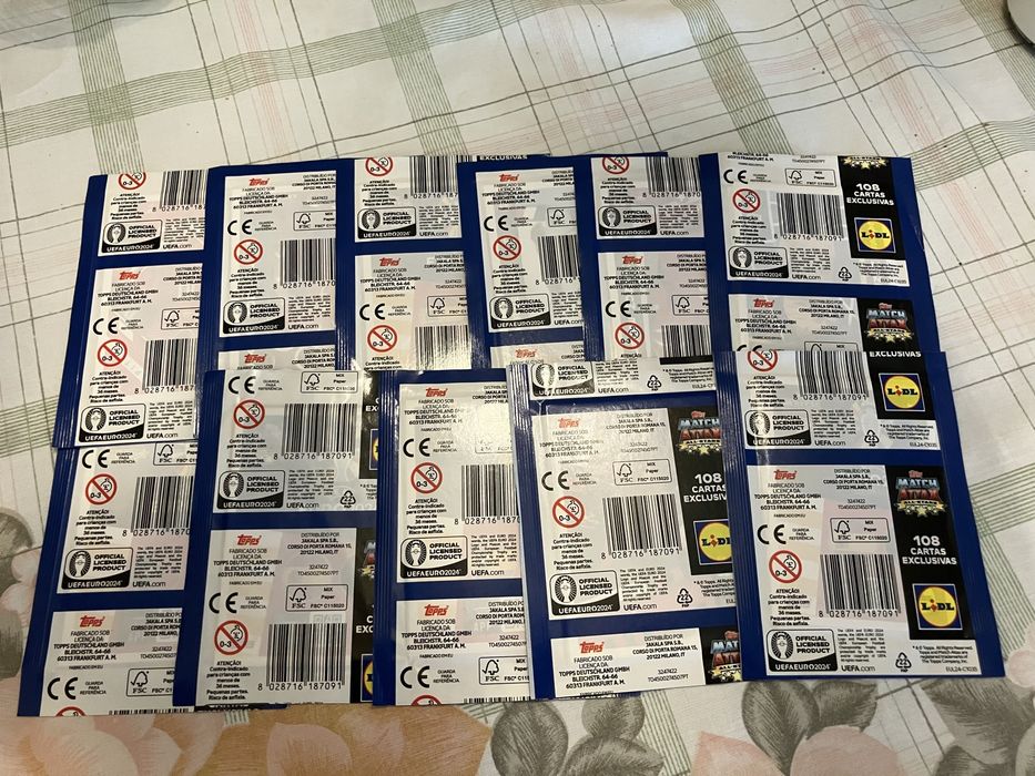 Cromos Euro2024 novos Selados!