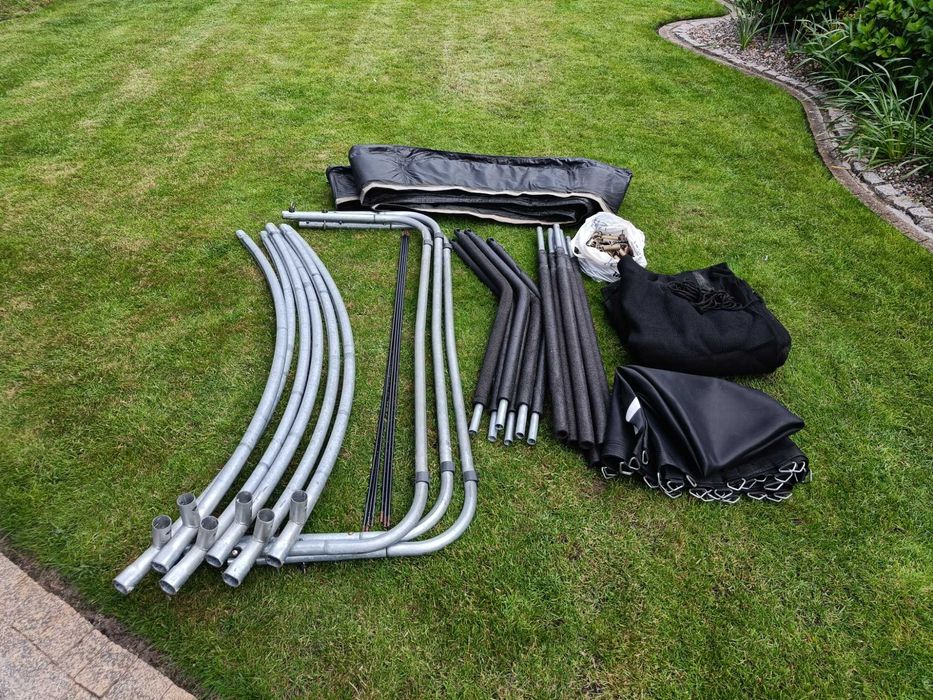 Trampolina 305 cm kompletna złożona