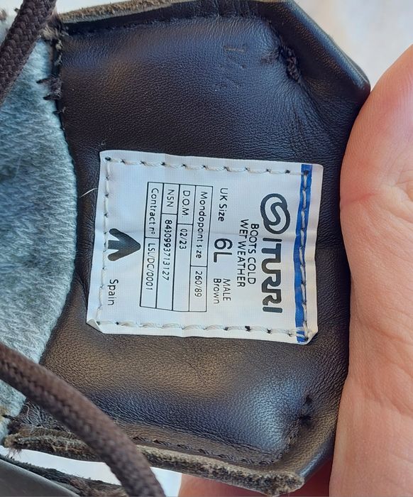 Зимові теплі вологостійкі високі берці Iturri ColdWet Weather Gore-Tex