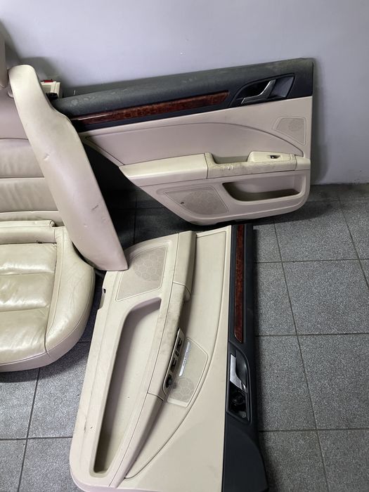 Fotele boczki skoda superb 2 kombi europa skóra grzane