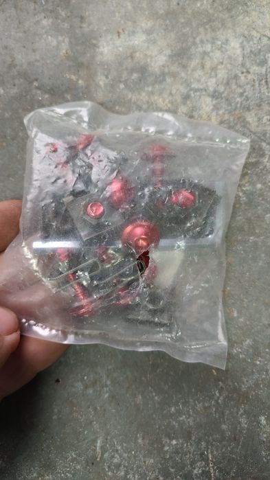 Kit Parafusos Carenagem Mota - Vermelho Anodizado (Novo)
