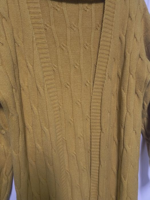 Kardigan żółty ciepły