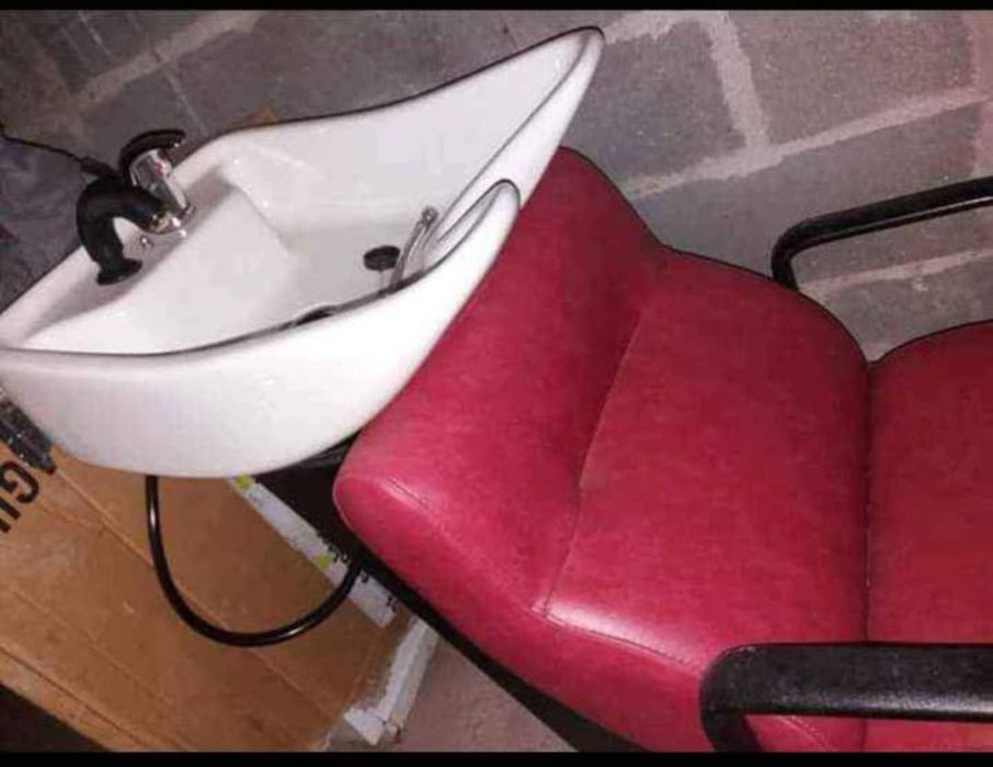 Calha lavagem para salão cabeleireiro