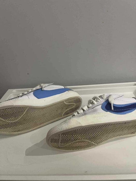 Buty Nike Blazer Low '77 Jumbo Białe Niebieskie