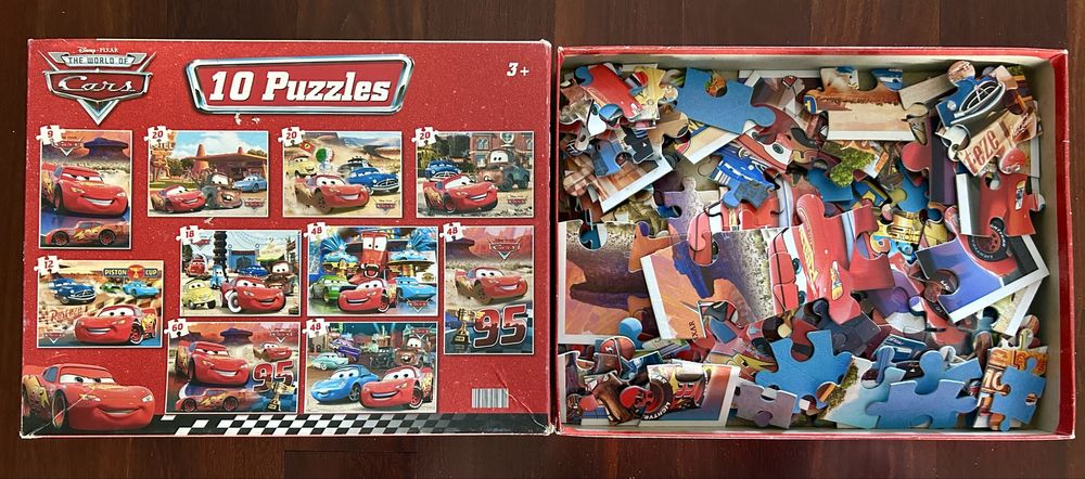 10 puzzles do Cars