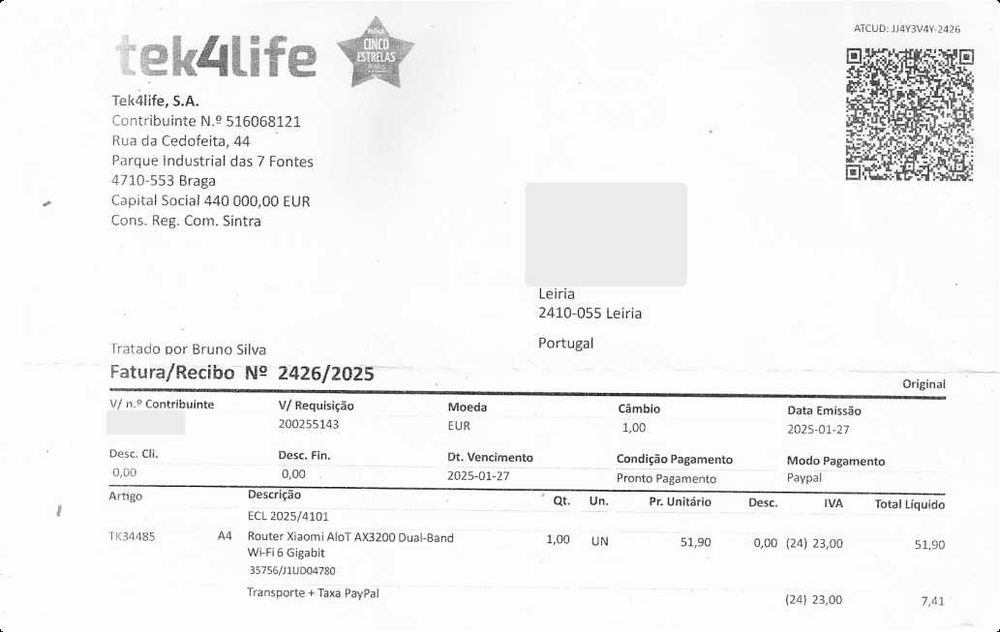 ROUTER XIAOMI AX3200 WIFI 6