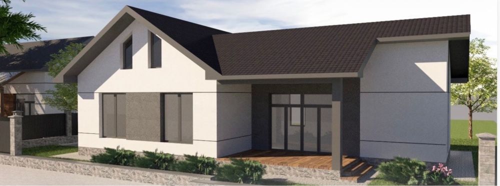 Сучасний будинок в Усатовому | 143 м² | тераса